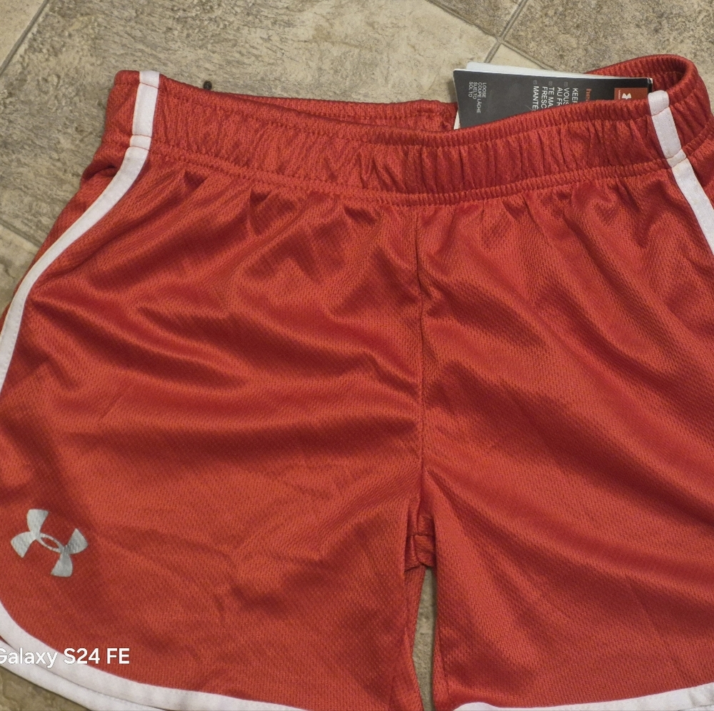 New Red Under Armor Shorts. Final Price